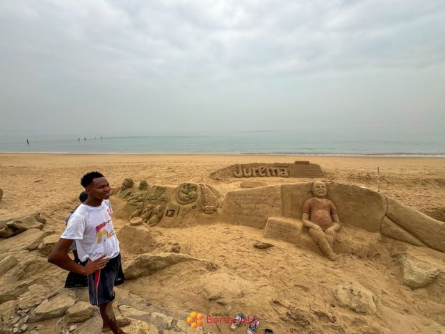 Arte na areia