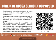 Benguela coloca placas informativas com QR Code nos seus monumentos