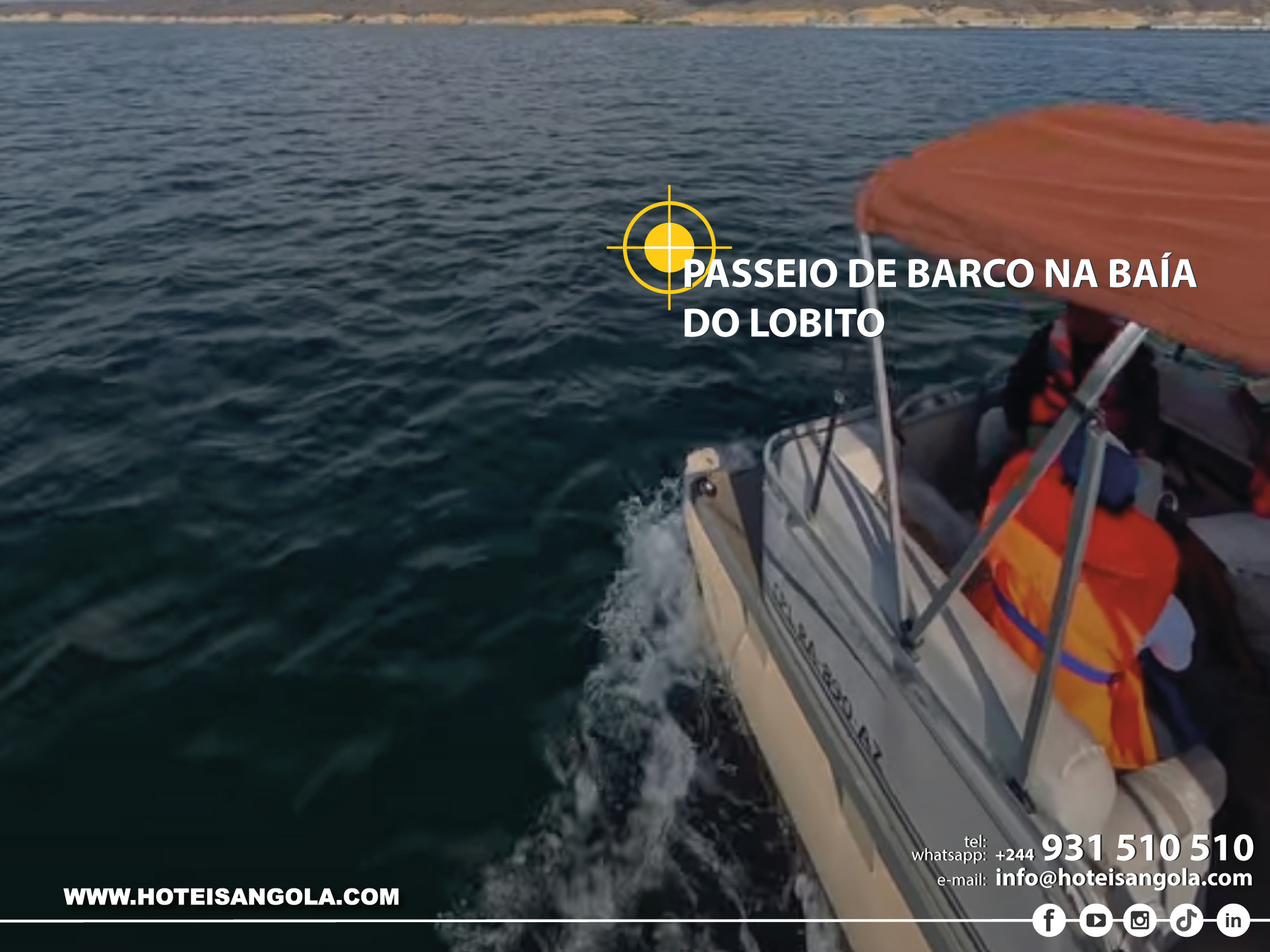 Passeio de Barco na Baía do Lobito