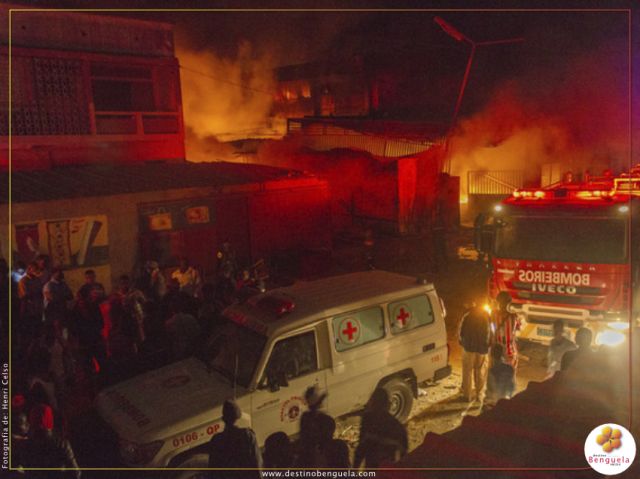 Combate a incêndios com meios insuficientes em Benguela