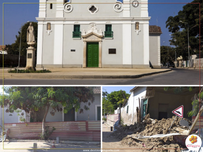 Monumento histórico anexo à igreja de Nossa Senhora do Pópulo desaba em Benguela
