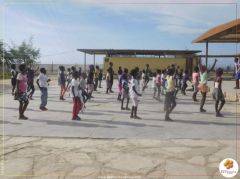 O espaço criança realiza um campo de ferias para as crianças do Bairro Nossa Senhora da Graça
