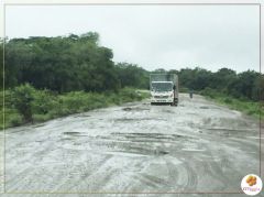 Degradação de vias dificulta escoamento na zona alta da Canjala