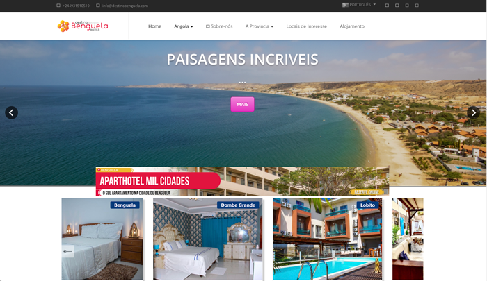 Portais provinciais de Benguela, Huila e Namibe